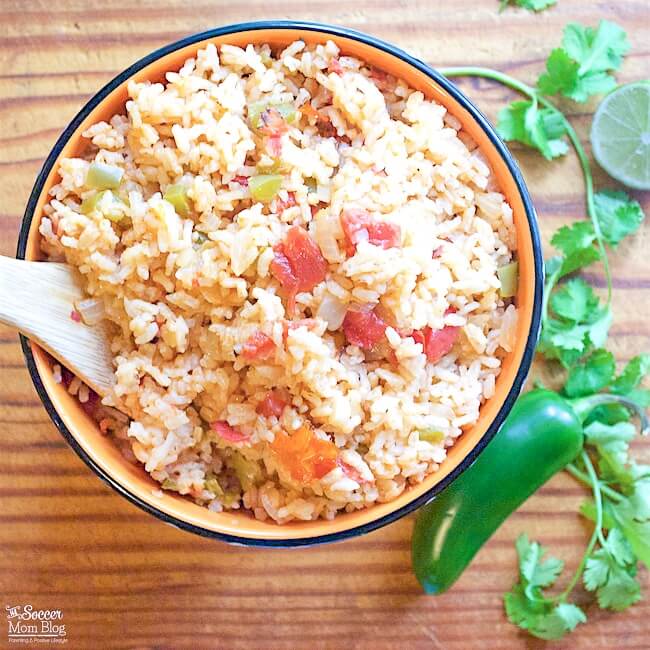 Our authentic Mexican Rice recipe - passed down through generations - is an easy one pot meal that pairs amazingly with all of your favorite comfort foods! Click for video tutorial!