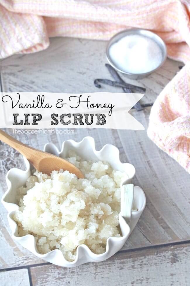 If you're not exfoliating your lips, now is the time to start! This Vanilla & Honey DIY Lip Scrub is an easy way to keep your lips healthy and hydrated.