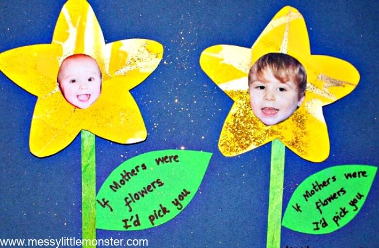 popsicle stick star mothers day craft