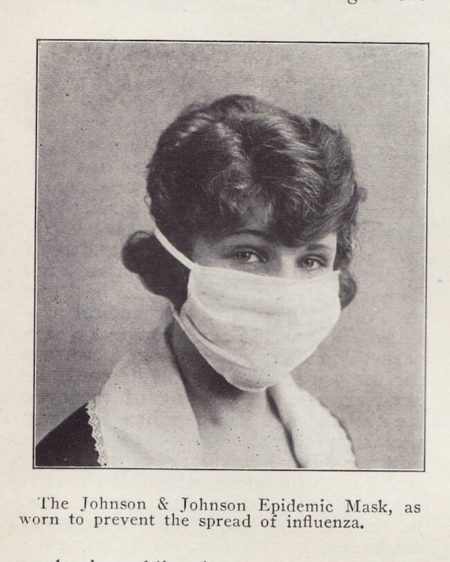 flu epidemic mask from 1918