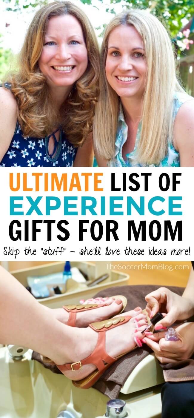 Skip the "stuff" - mom will love these unique experience gifts more!