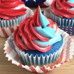 These gorgeous Red White & Blue Swirl Cupcakes are guaranteed to steal the show at your next 4th of July party!