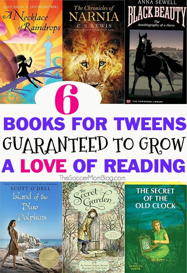6 timeless books perfect for tweens to create lifelong readers - these are the books that made me fall in love with reading!