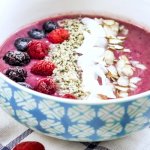 A vibrant blend of three berries and protein-rich ingredients, this Triple Berry Smoothie Bowl is a nutritional powerhouse!