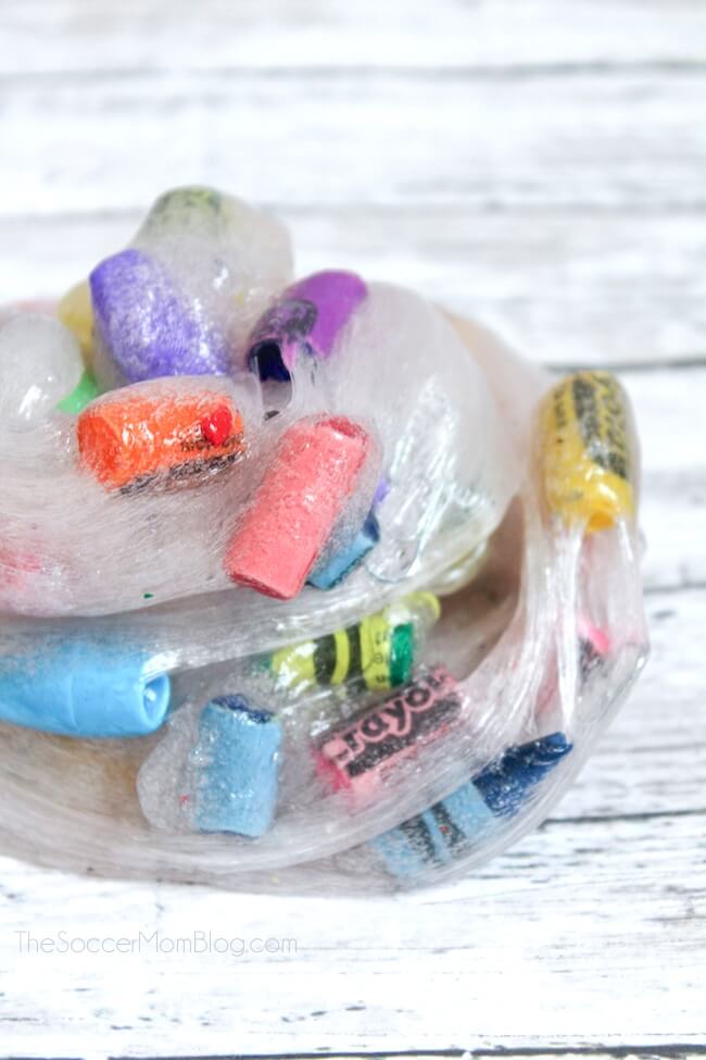 Celebrate a brand new school year with this colorful Back to School Slime recipe!