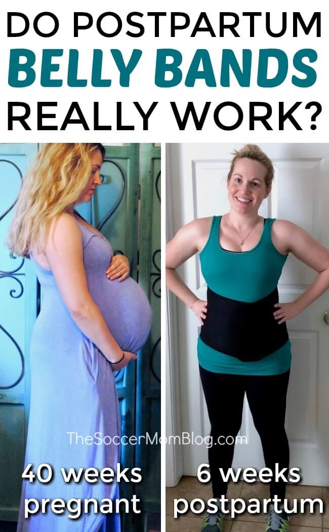 Do postpartum belly bands work to help you lose weight after birth? I put them to the test!