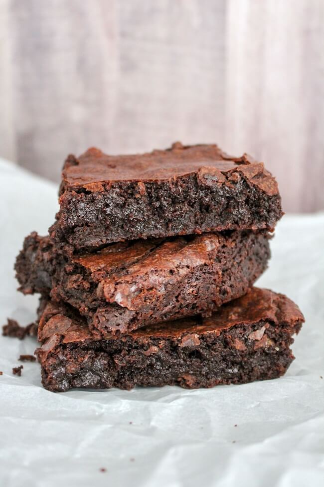 These truly are absolutely perfect fudge brownies from scratch! Click for video recipe tutorial and step-by-step photo instructions.