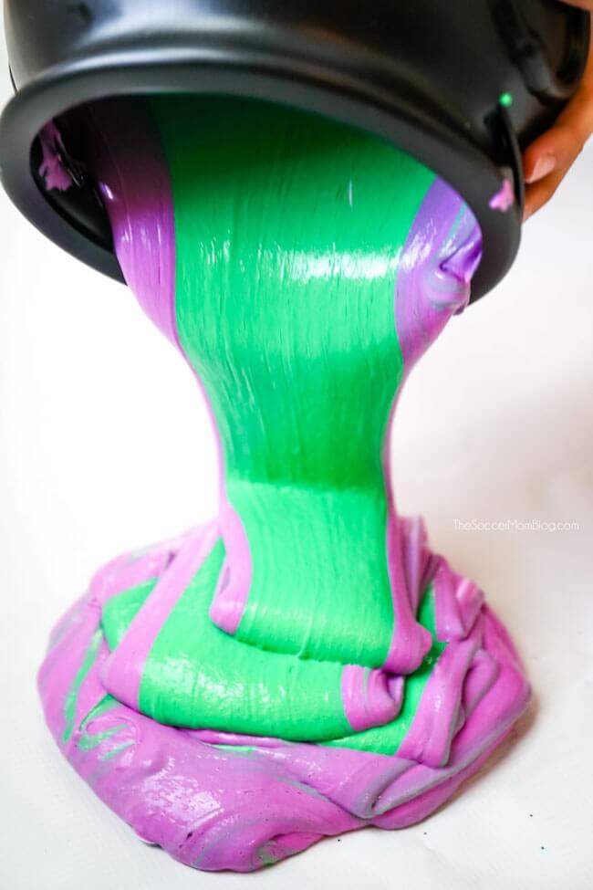 Perfect for party play or party favors — this Witches Brew Halloween Slime is creepy cool!