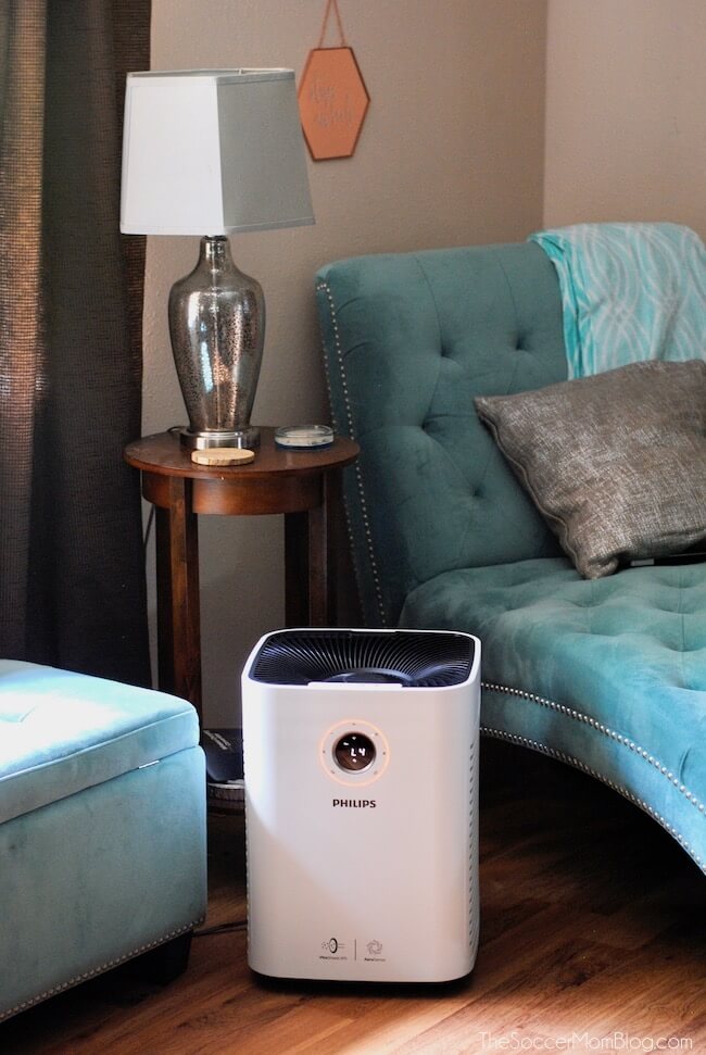 9 surprisingly simple ways to improve indoor air quality in your house and allergy-proof your home. Plus a review of the Philips Series 5000i Air Purifier.