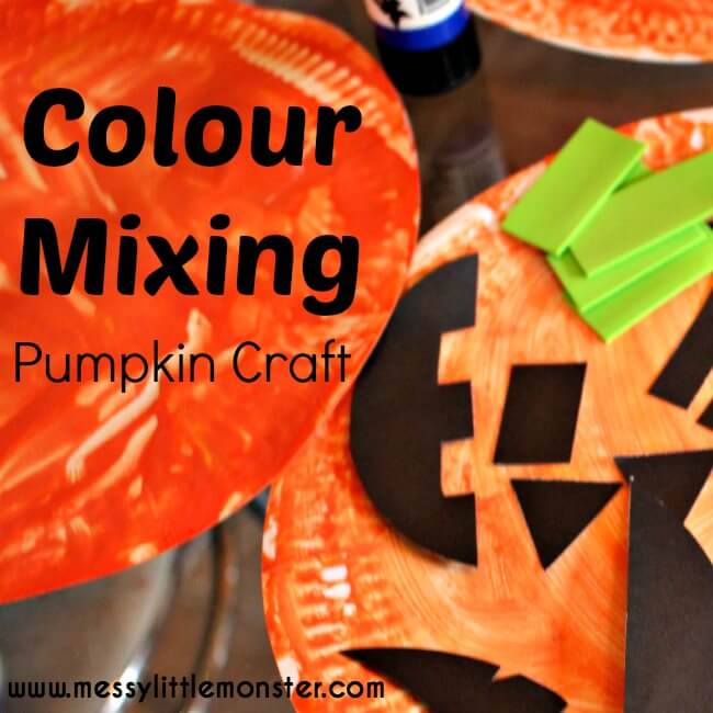 Color Mixing Paper Plate Crafts