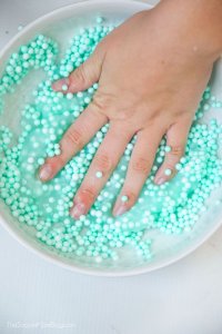 How to Make Homemade Slime with Foam Slime Ballz - Tips from a Typical Mom