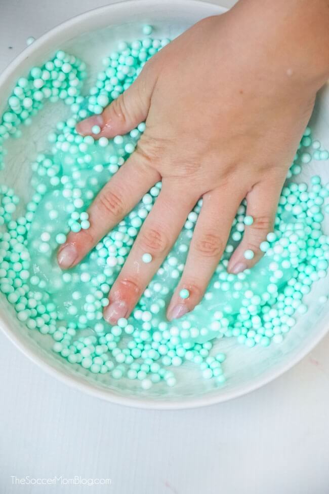 DIY Floam - Experience Slime a Whole New Way By Adding Beads