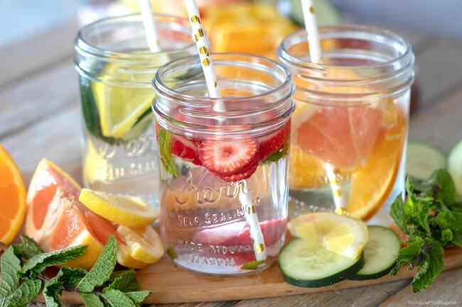Fruit infused water bars are one of the top holiday entertaining trends of 2018