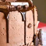 The most over-the-top decadent dessert ever!! This Candy Bar Cake is a chocolate lover's dream come true! Click for recipe!