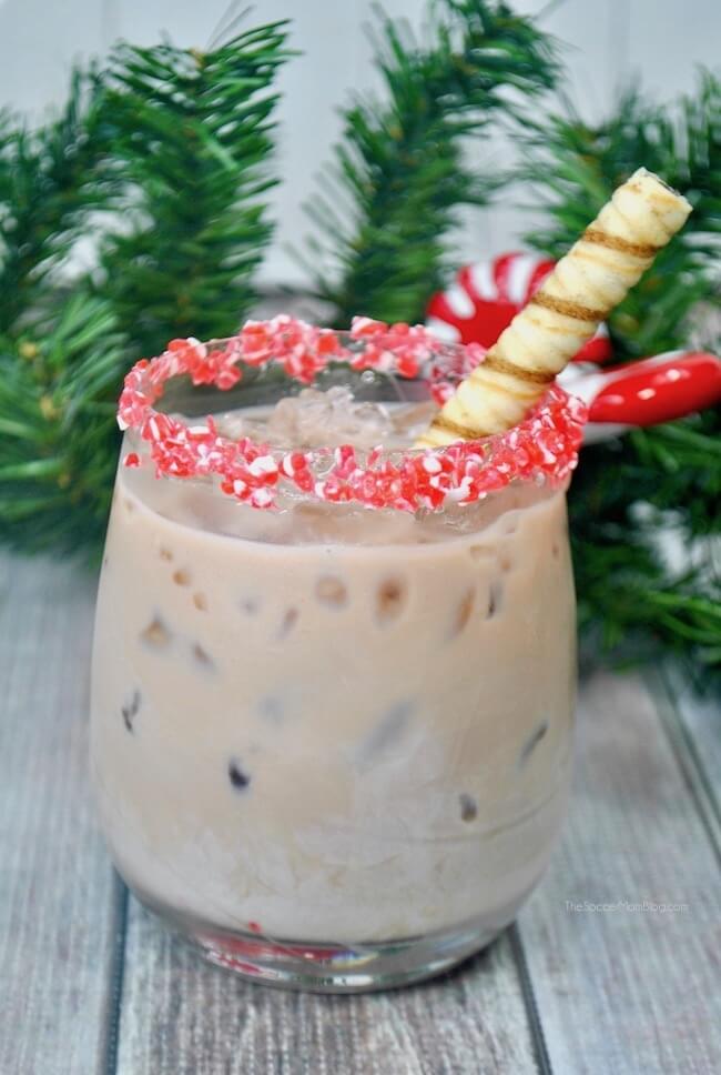 This Peppermint Mocha Mudslide is perfect to warm up on a cold winter day or be the hit at your next holiday party!