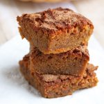 These delicious Snickerdoodle Chickpea Bars are a great way to sneak some chickpeas into any picky eater's diet!