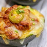You've never tasted a stuffed avocado like this! Our BBQ Stuffed Avocados are piled high with tangy barbecue and melted cheese, with a little kick of jalapeño on top. They literally melt in your mouth!