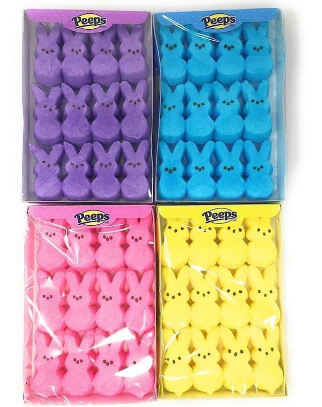 Peeps are one of the most popular Easter candy choices!
