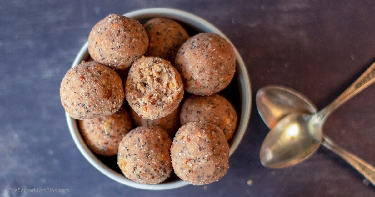 These low carb protein balls are packed with healthy fats, protein, and fiber for sustainable energy! Plus they taste amazing and are super easy to make! Try them and see why they are one of our favorite easy keto recipes!