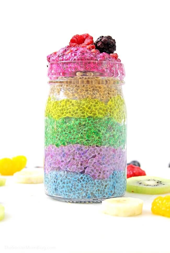 With a healthy mix of colors and flavors, this Rainbow Chia Pudding is a bright addition to any day!