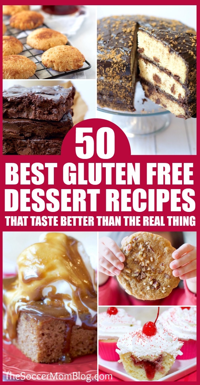 We promise you won't miss the wheat! This HUGE collection of delicious gluten free dessert recipes will please even the pickiest of palates! 