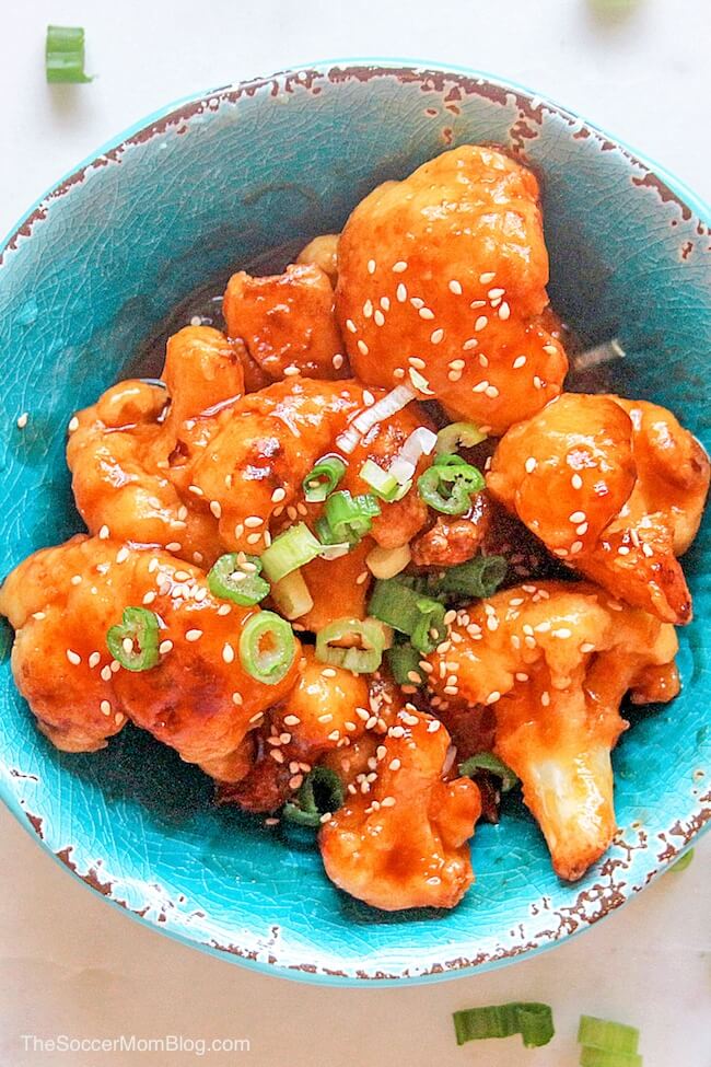 This General Tso's Cauliflower is a great twist on an Asian favorite, and one you're sure to put in your favorites to make again and again!