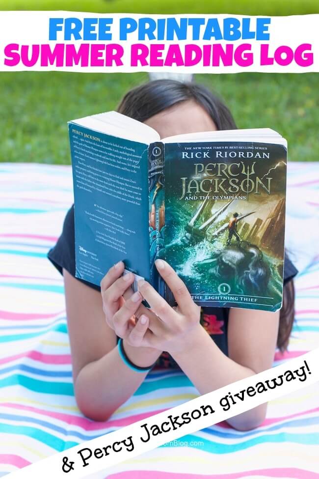 Beat the heat AND boredom with our free printable summer reading log and activities for kids! These crafts and enrichment activities are based on one of our favorite book series: Percy Jackson & the Olympians.