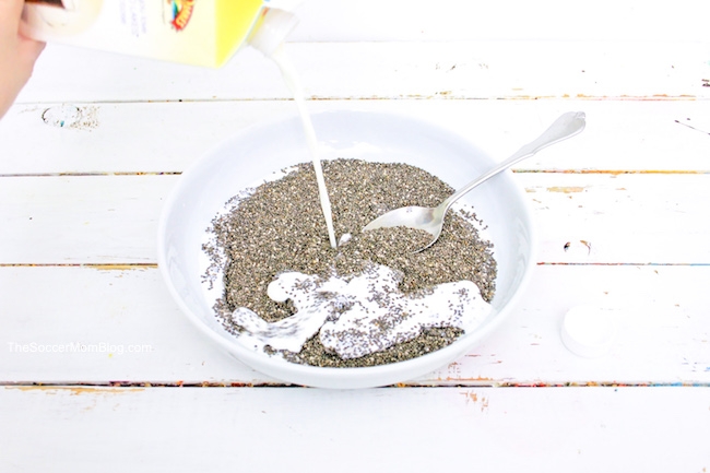 Colorful and tasty, this Red, White, and Blue Chia Seed Pudding is the perfect patriotic treat!