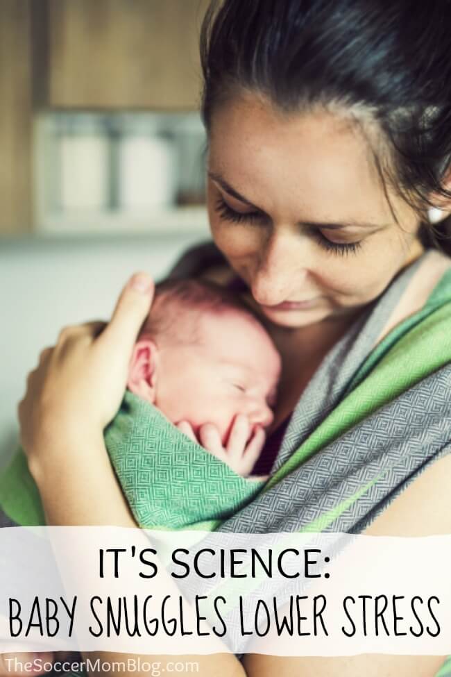 Babies smell irresitable...and it's no coincidence! Science shows our brains are wired to react to a baby's smell, AND baby cuddles benefit parents too!