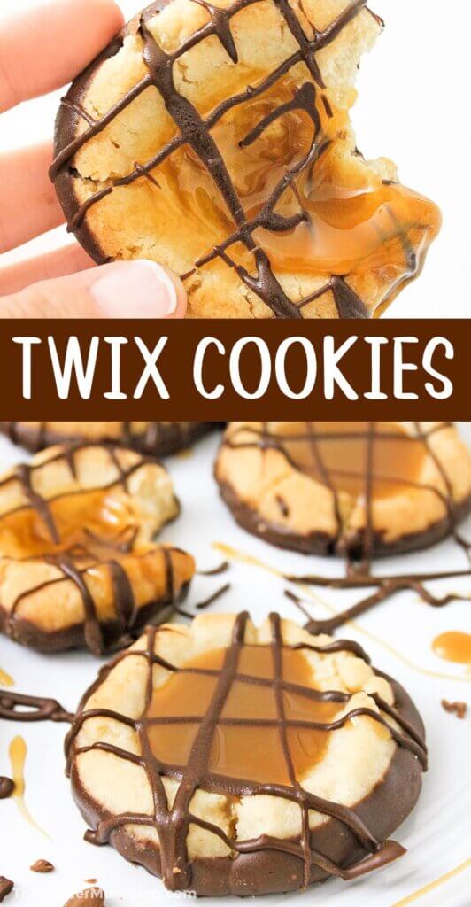 Twix Cookies Pinterest image.