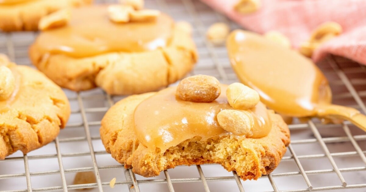 Peanut Butter Sheet Cake Cookies  