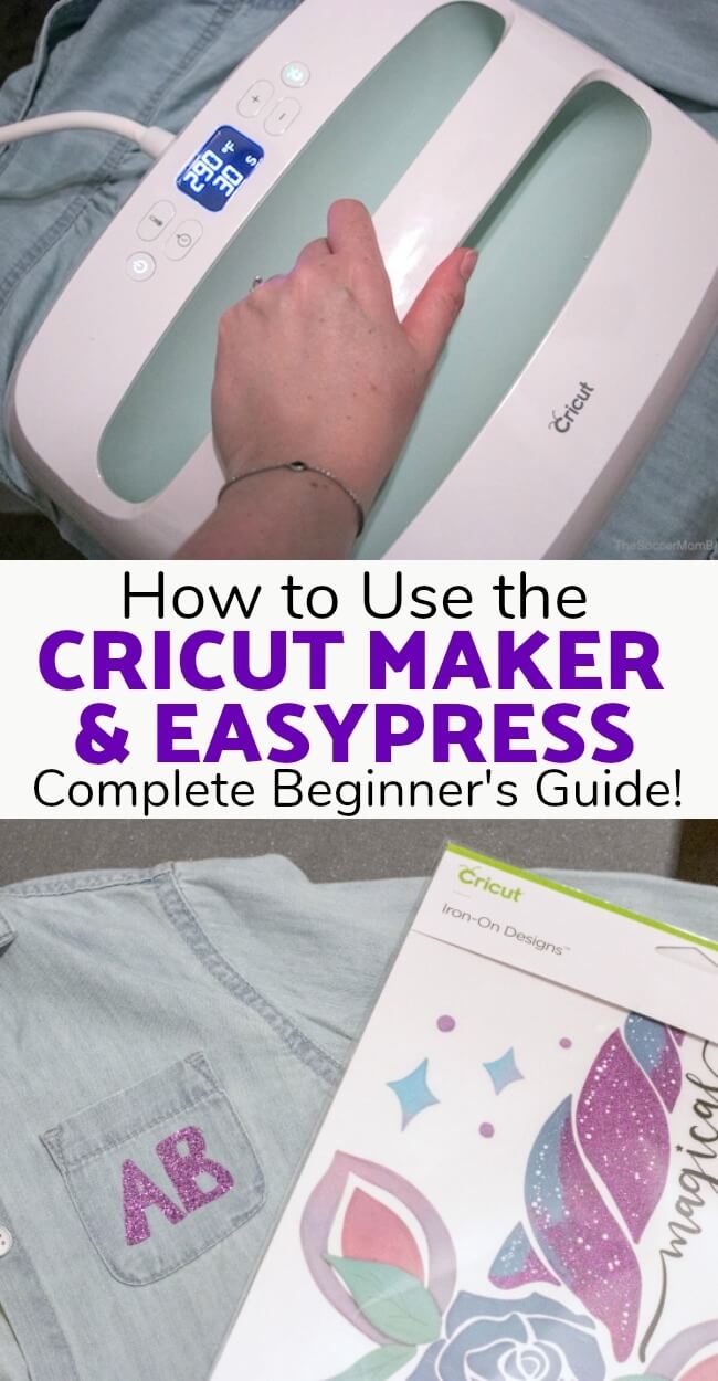 How to use a Cricut Maker and Cricut EasyPress - click for the complete step-by-step beginner's guide!
