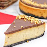This Peanut Butter Cheesecake is perfect for the peanut butter lover in your life!