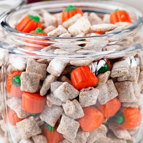 Pumpkin Spice Puppy Chow - The Soccer Mom Blog