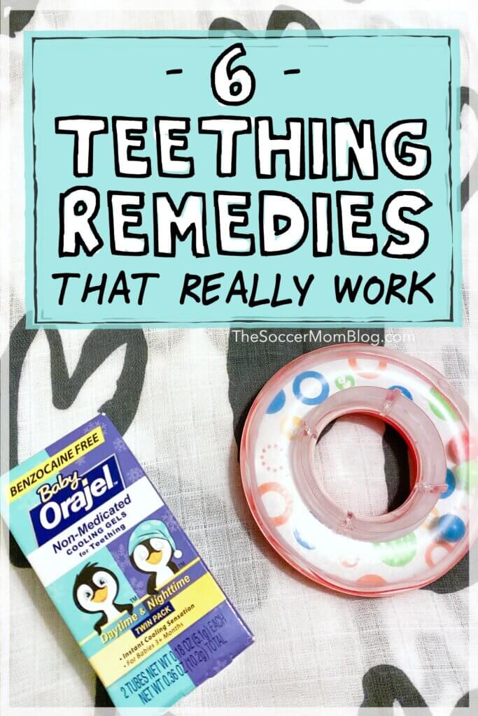 Home remedies for teething babies that are easy, safe, and actually work! Click for baby teething tips and how to help relieve toddler teething pain.