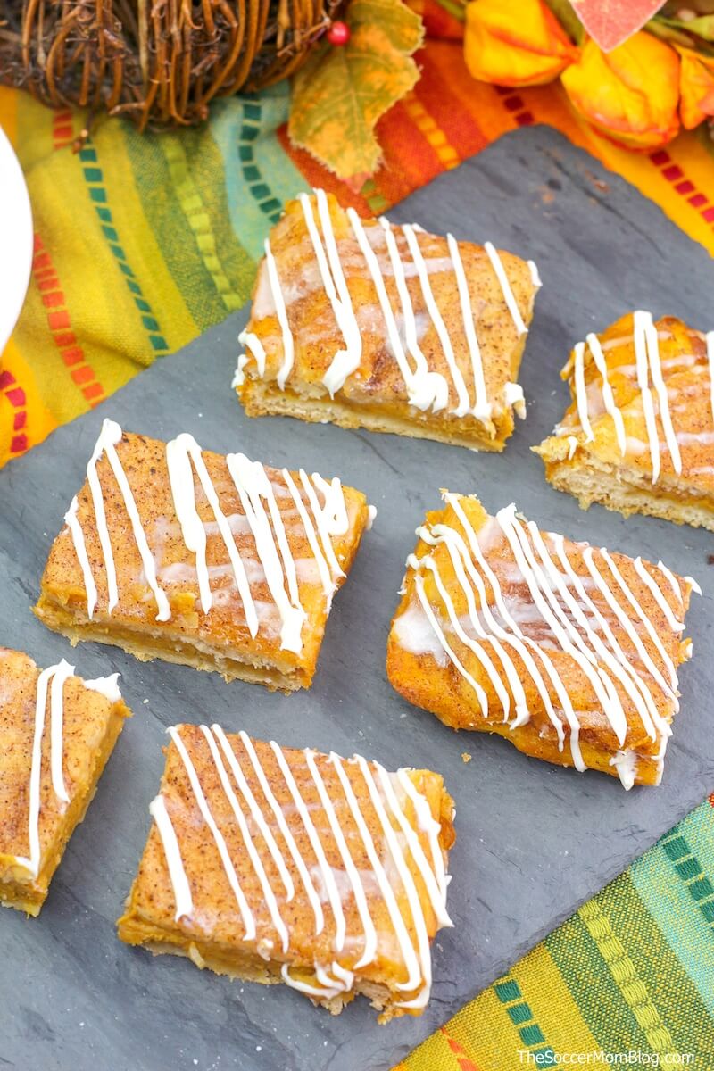 With a crunchy layer of sweet cinnamon sugar topping, our Churro Pumpkin Cheesecake Bars take pumpkin cheesecake to the next level! An easy and delicious fall recipe that is sure to be a hit!