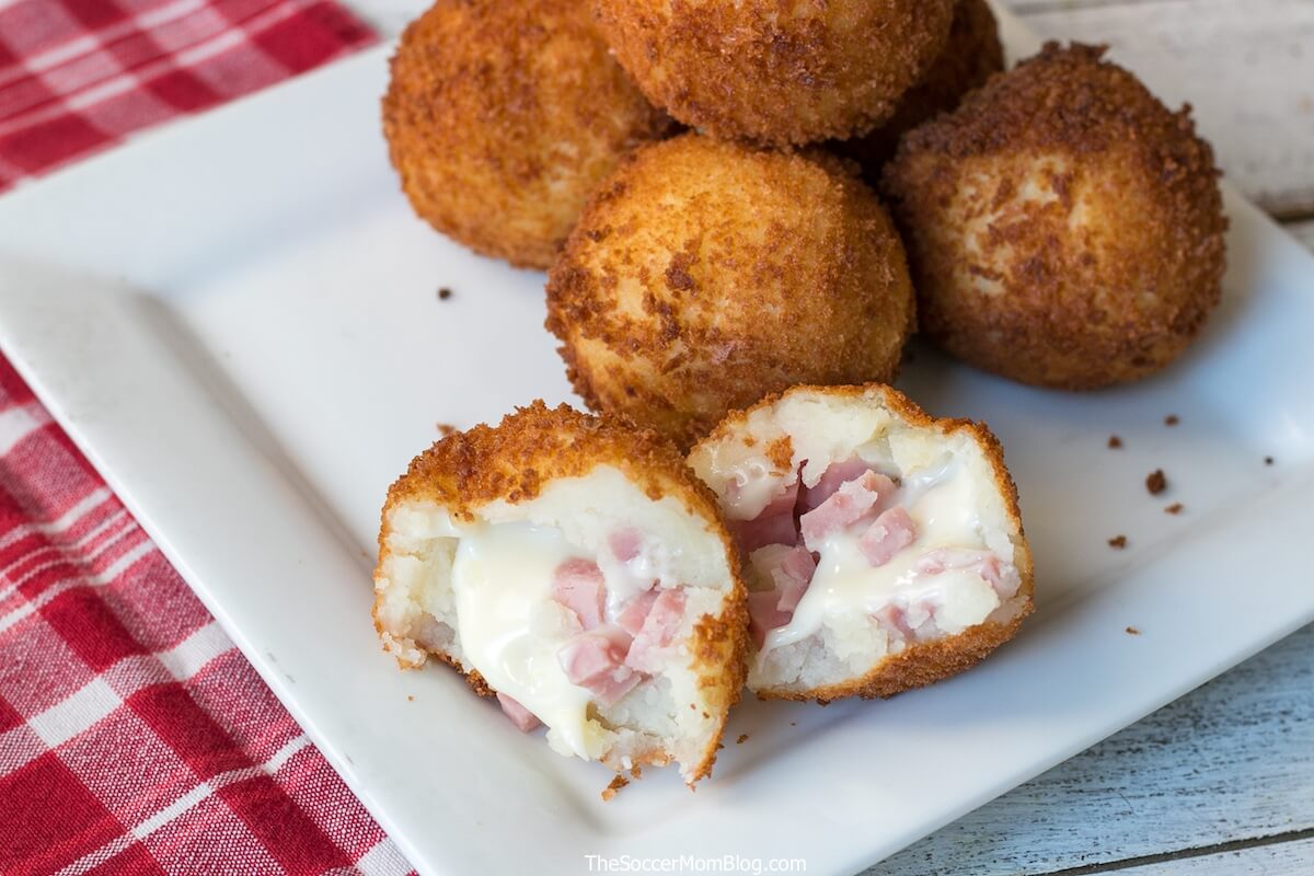 These easy ham and cheese croquettes are a crispy, cheesy, melty, and delicious — the perfect bite! Keep reading for our easy recipe to make Cuban ham croquettes at home.