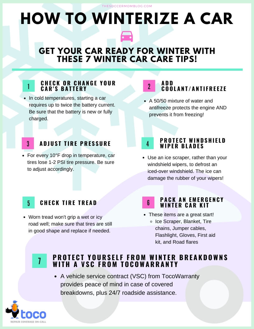 If you've been wondering "how do I prepare my car for winter?" our simple printable checklist will show you how to winterize a car in 7 steps.