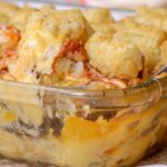 This easy tater tot casserole is ready in 30 minutes or less — all you have to do is assemble and bake! With layers of crunchy tater tots, sweet and smoky barbecue pork, and melty cheese, this is hands-down the best tater tot casserole recipe and a delicious dinner the whole family will love!