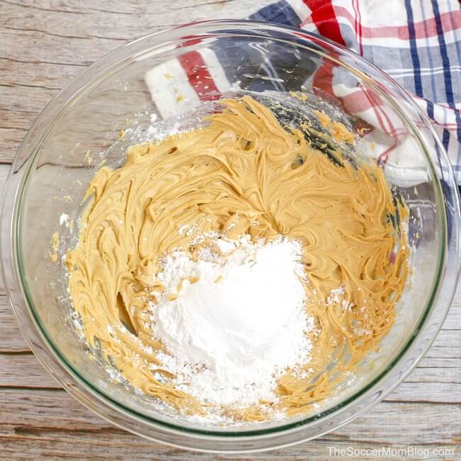 making peanut butter frosting