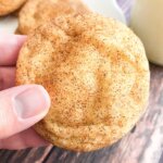 close up of a Snickerdoodle cookie