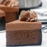 This luxurious Instant Pot Godiva Chocolate Cheesecake features layers and layers of rich and creamy chocolate! Easy and decadent!