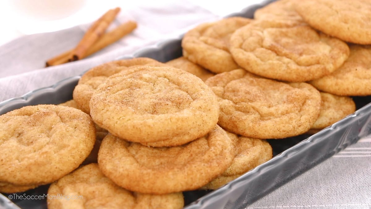 Classic Snickerdoodles Recipe - The Soccer Mom Blog