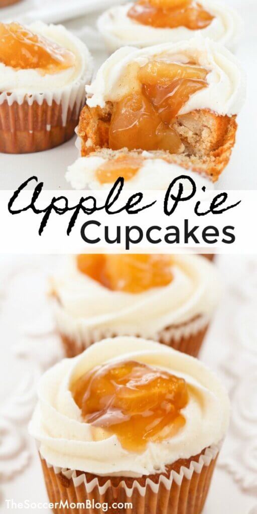 These delicious Apple Pie Cupcakes are the perfect sweet treat for any fall feast!