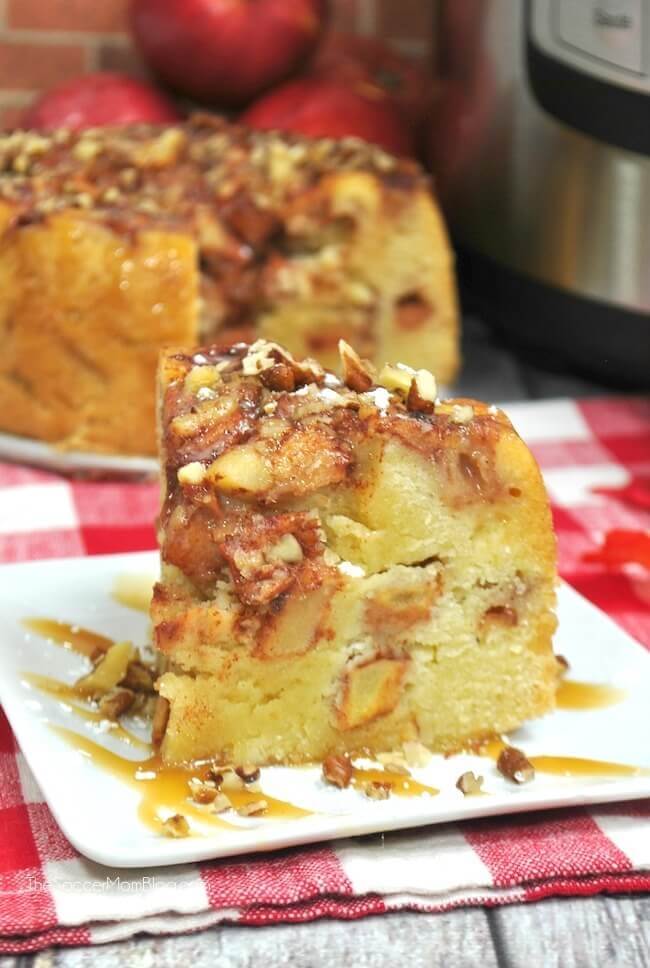 apple cake made in Instant Pot