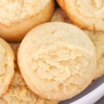 bowl of soft Amish sugar cookies