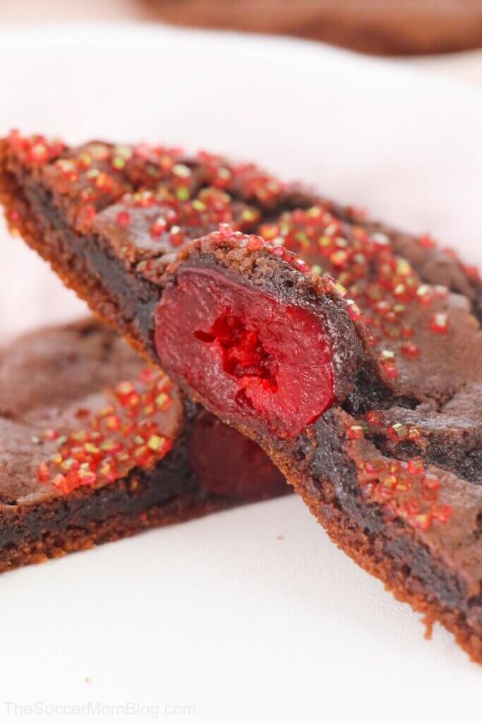 chocolate covered cherry cookie
