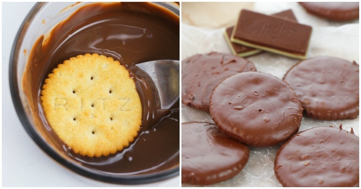 Ritz Cracker Thin Mints Only 2 Ingredients The Soccer Mom Blog