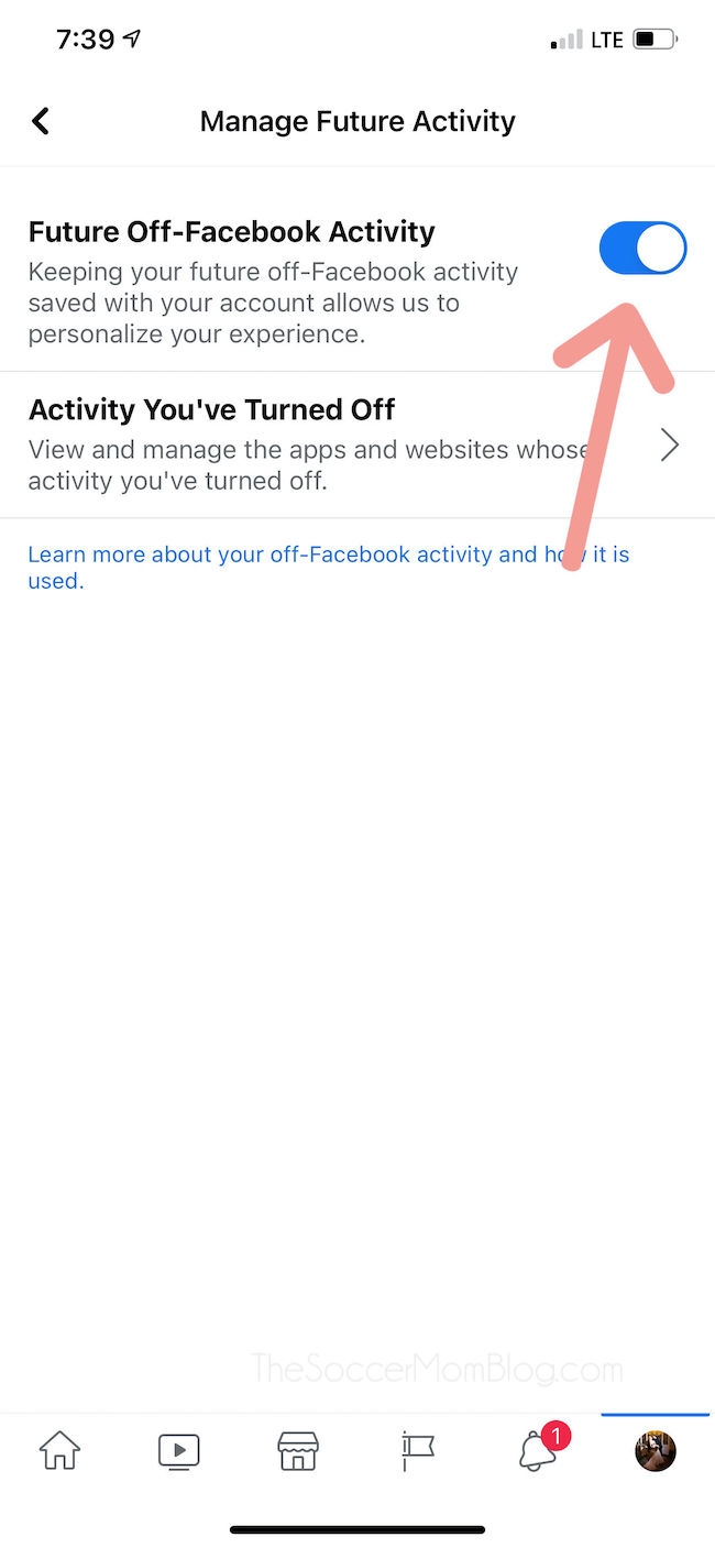 How to Turn off Future Off-Facebook Activity