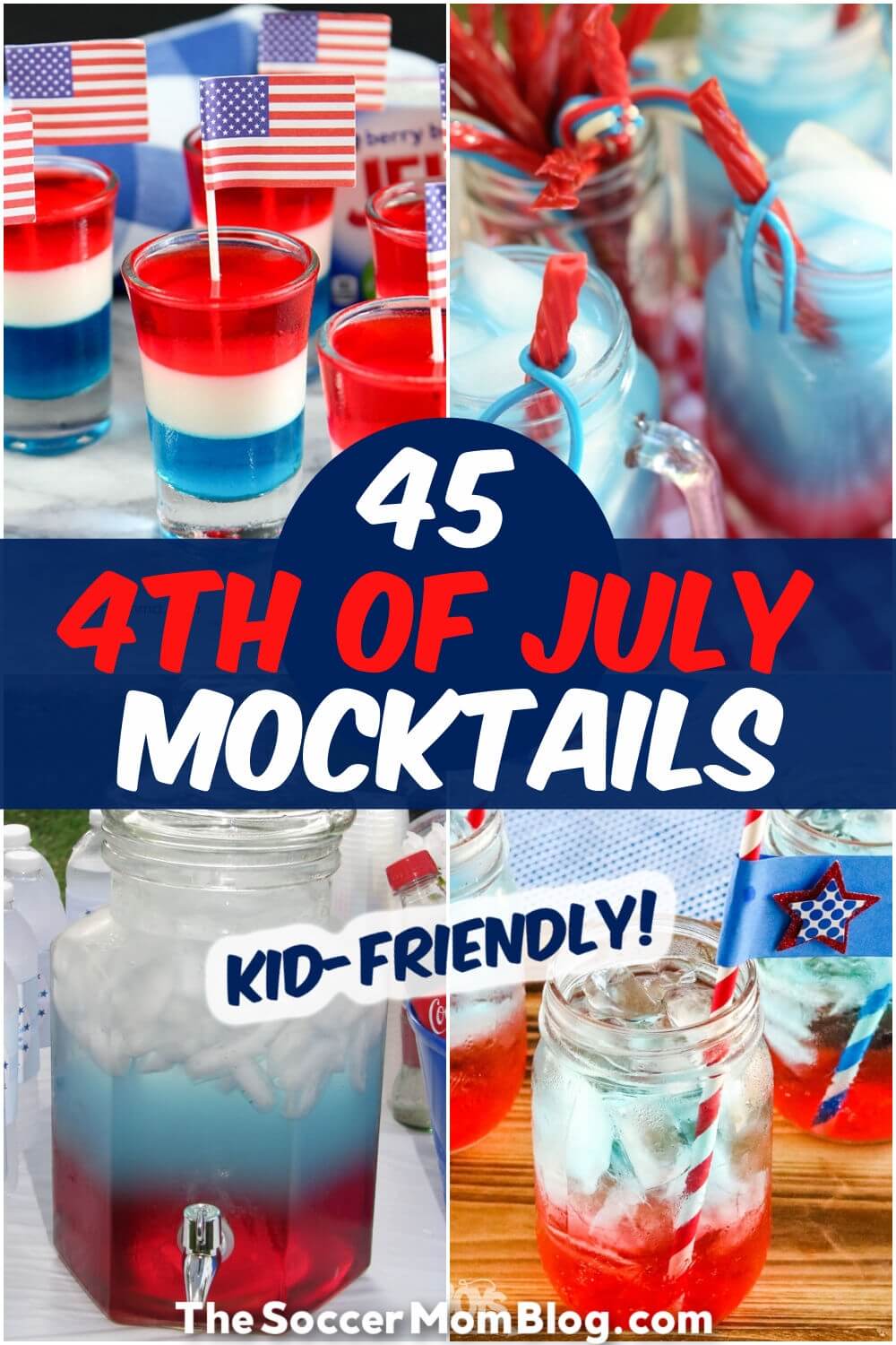 photos of 4th of july themed kids drinks